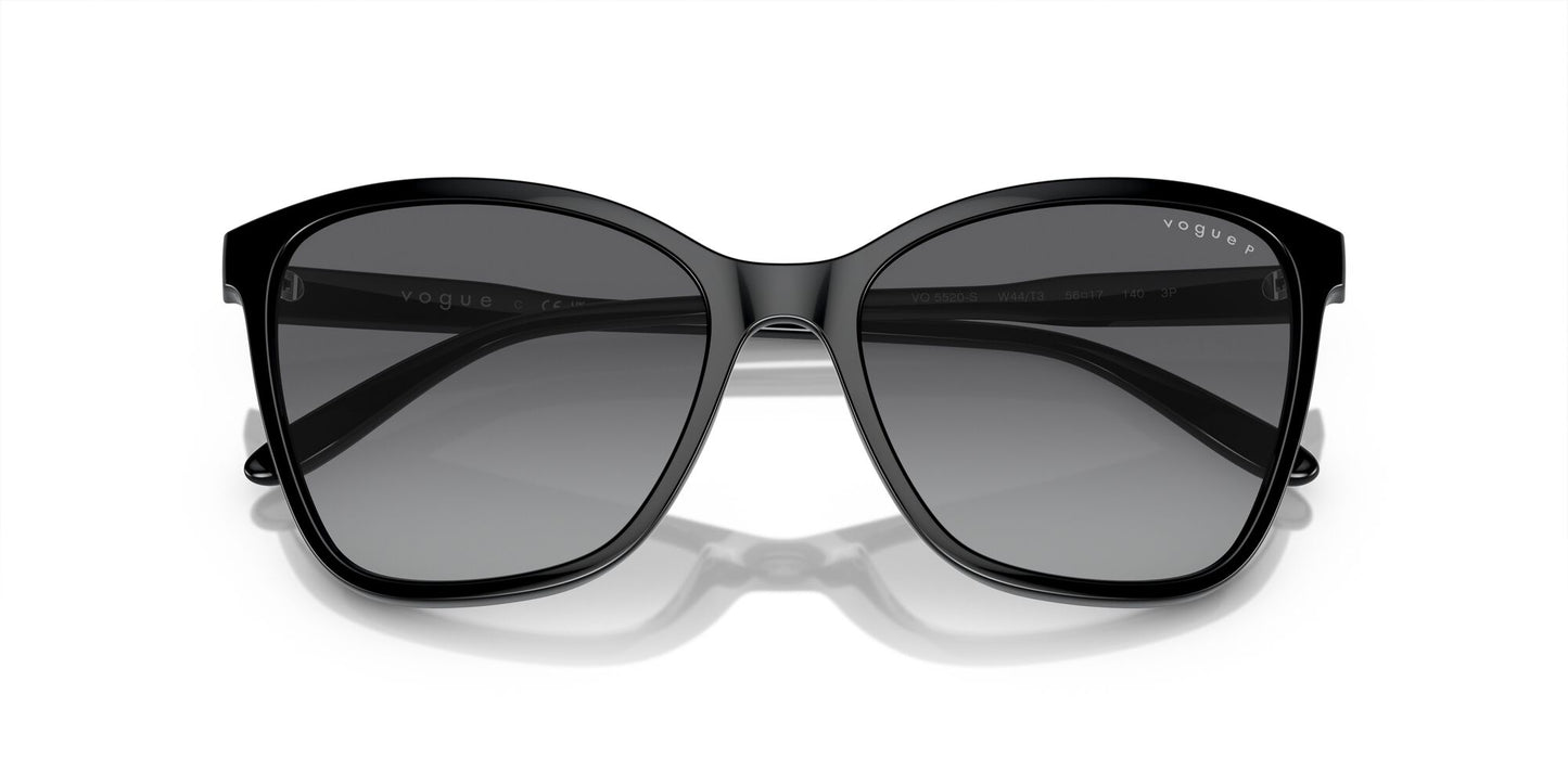 Vogue 5520S Polarised Black Grey Gradient (5520S W44T3)