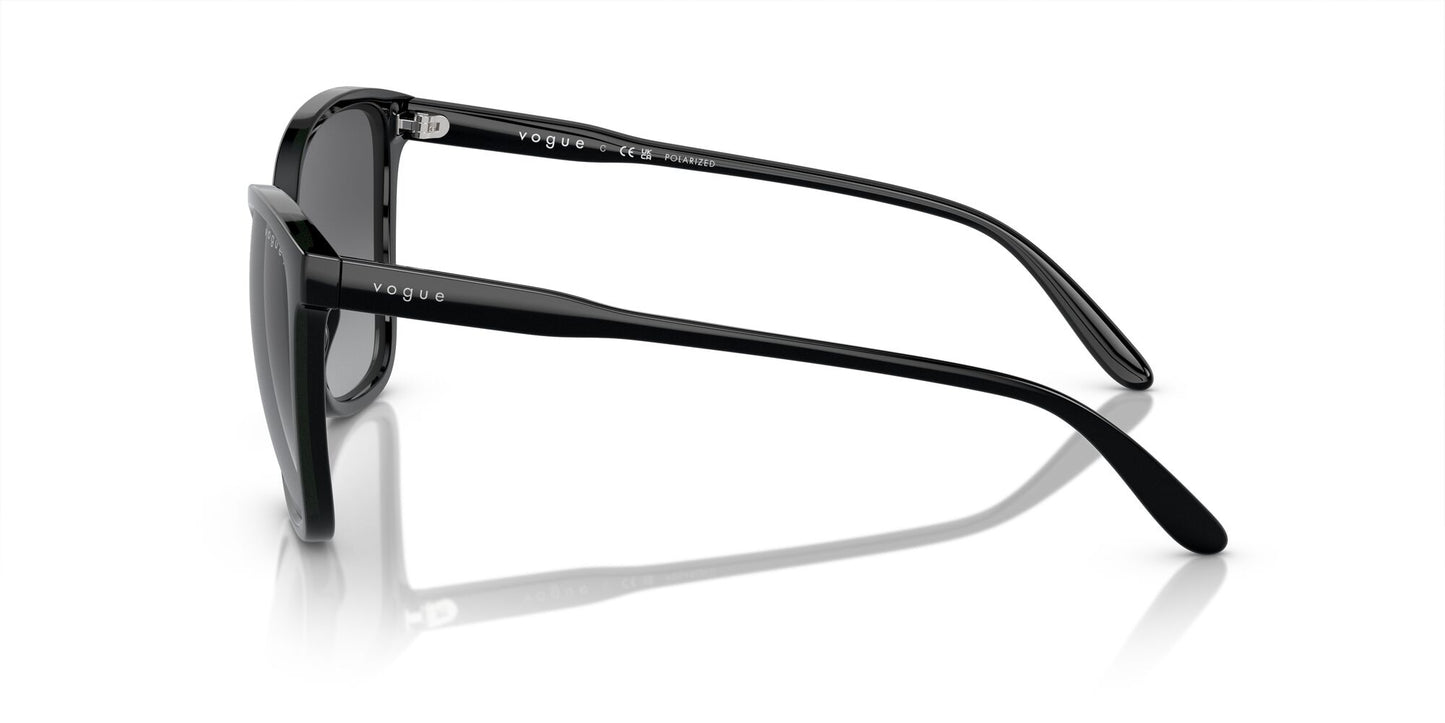 Vogue 5520S Polarised Black Grey Gradient (5520S W44T3)