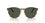 Vogue Eyewear 5599S Polarised Yellow Havana Dark Green (5599S 31869A)
