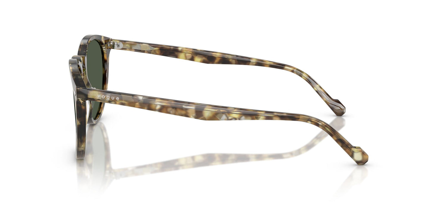 Vogue Eyewear 5599S Polarised Yellow Havana Dark Green (5599S 31869A)