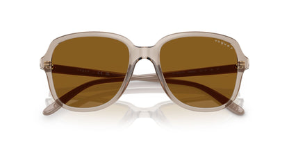 Vogue 5601S Polarised Transparent Caramel Dark Brown (5601S 299083)