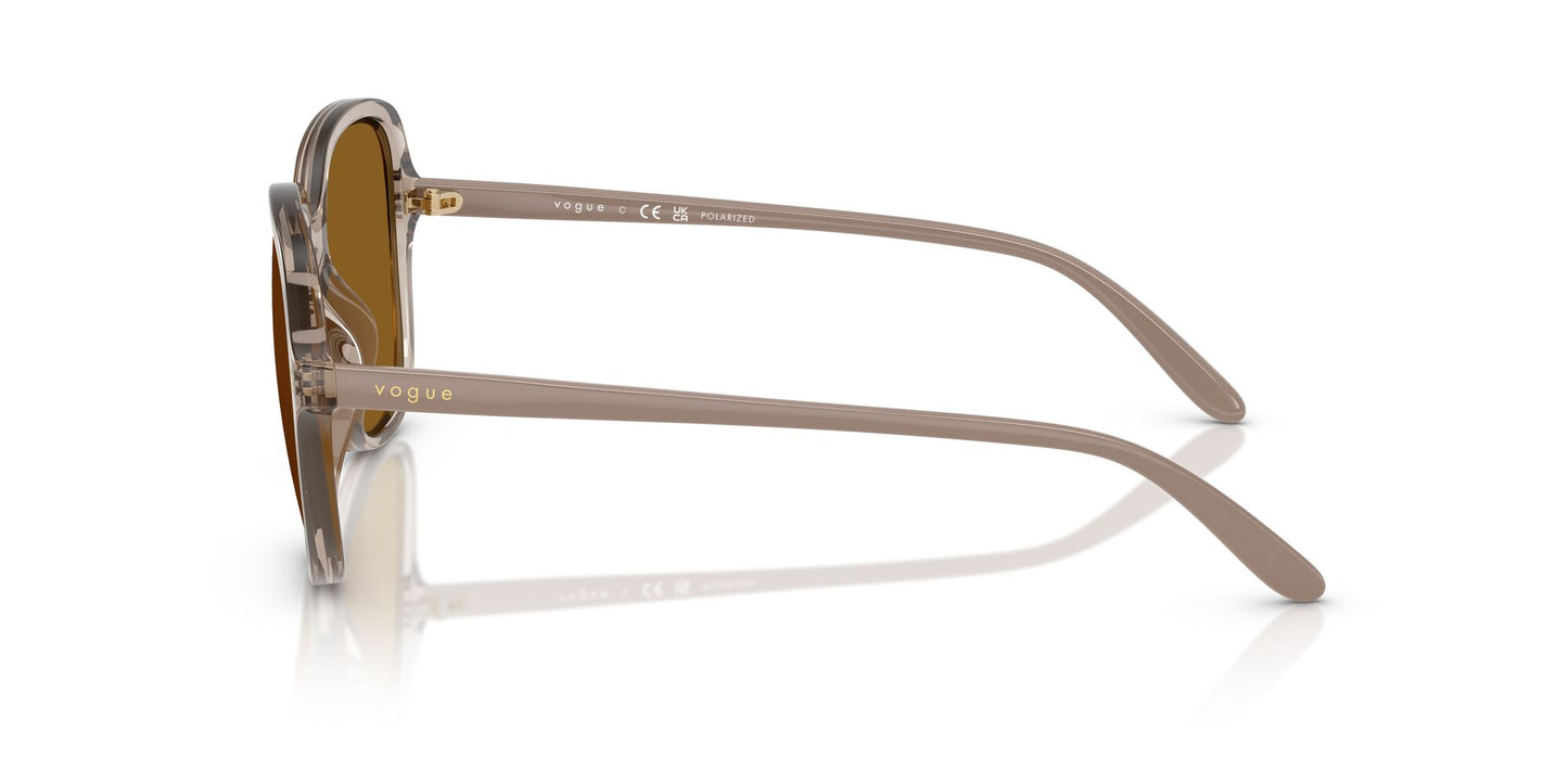 Vogue 5601S Polarised Transparent Caramel Dark Brown (5601S 299083)