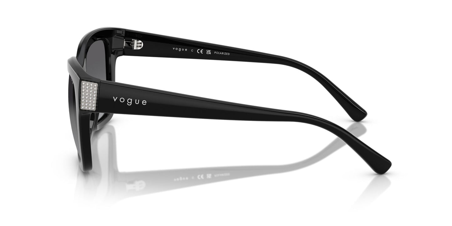 Vogue 5613SB Polarised Black Grey Gradient (5613SB W44/T3)