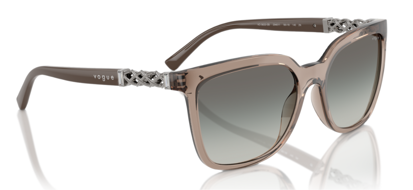 Vogue 5633SB Transparent Brown Grey Gradient (5633SB 294011)