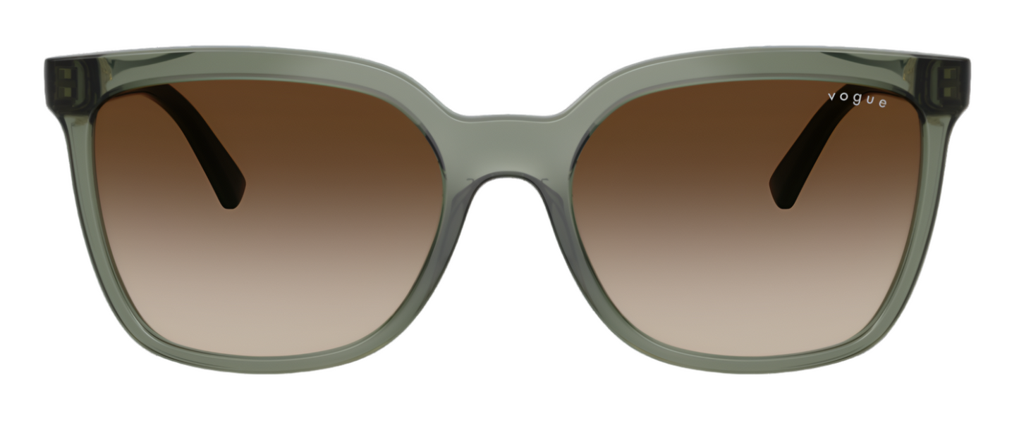 Vogue 5633SB Transparent Mallard Green Brown Gradient (5633SB 308613)