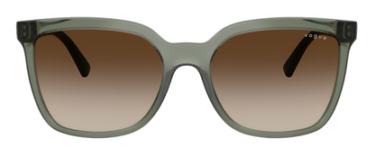 Vogue 5633SB Transparent Mallard Green Brown Gradient (5633SB 308613)