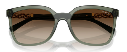 Vogue 5633SB Transparent Mallard Green Brown Gradient (5633SB 308613)