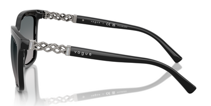 Vogue 5633SB Polarised Black Grey Gradient Blue (5633SB W44/8S)