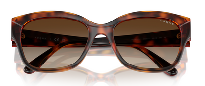 Vogue 5638SU Dark Havana Brown Gradient (5638SU W65613)