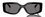Vogue Eyewear 5642SU Polarised Black Dark Grey (5642SU W44/81)