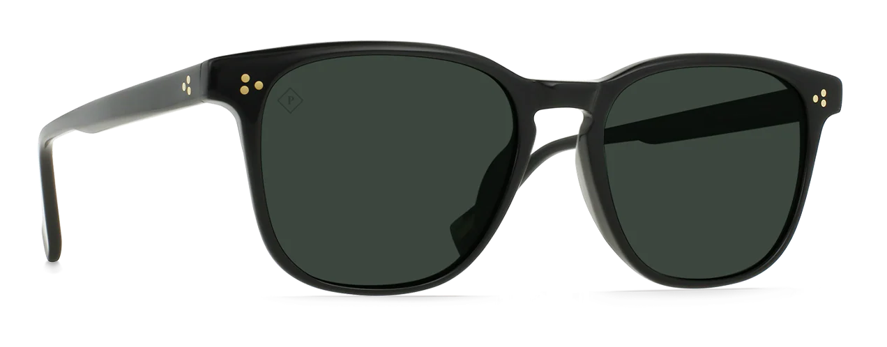 Raen Alvez (54) Recycled Black Green Polarised (Alvez 01)