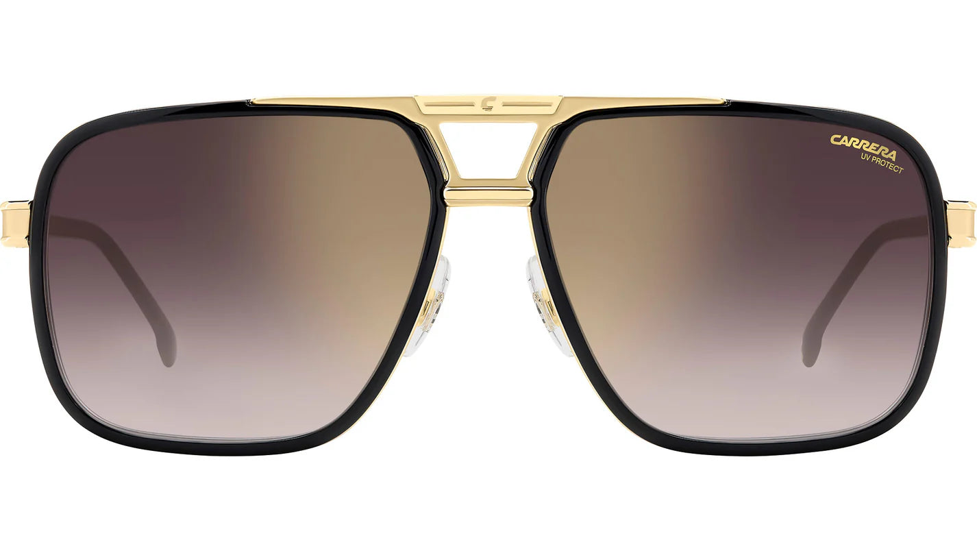 Carrera 1071/S Burgundy Black Burgundy Gradient Gold Mirror (LGD YK)