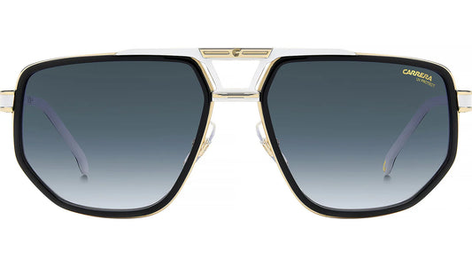 Carrera 1072/S Black White Dark Blue Gradient (80S 08)