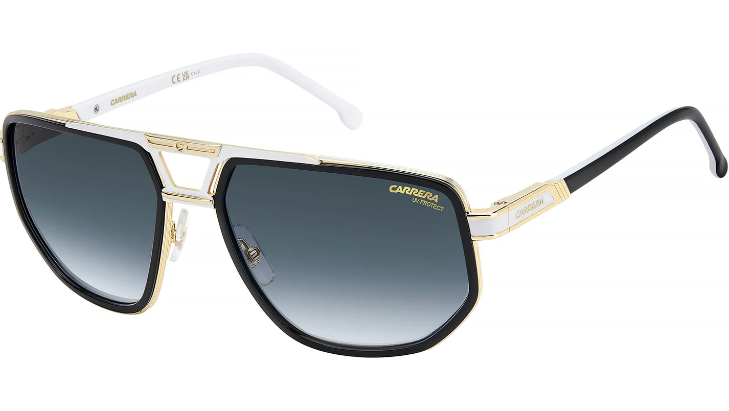 Carrera 1072/S Black White Dark Blue Gradient (80S 08)