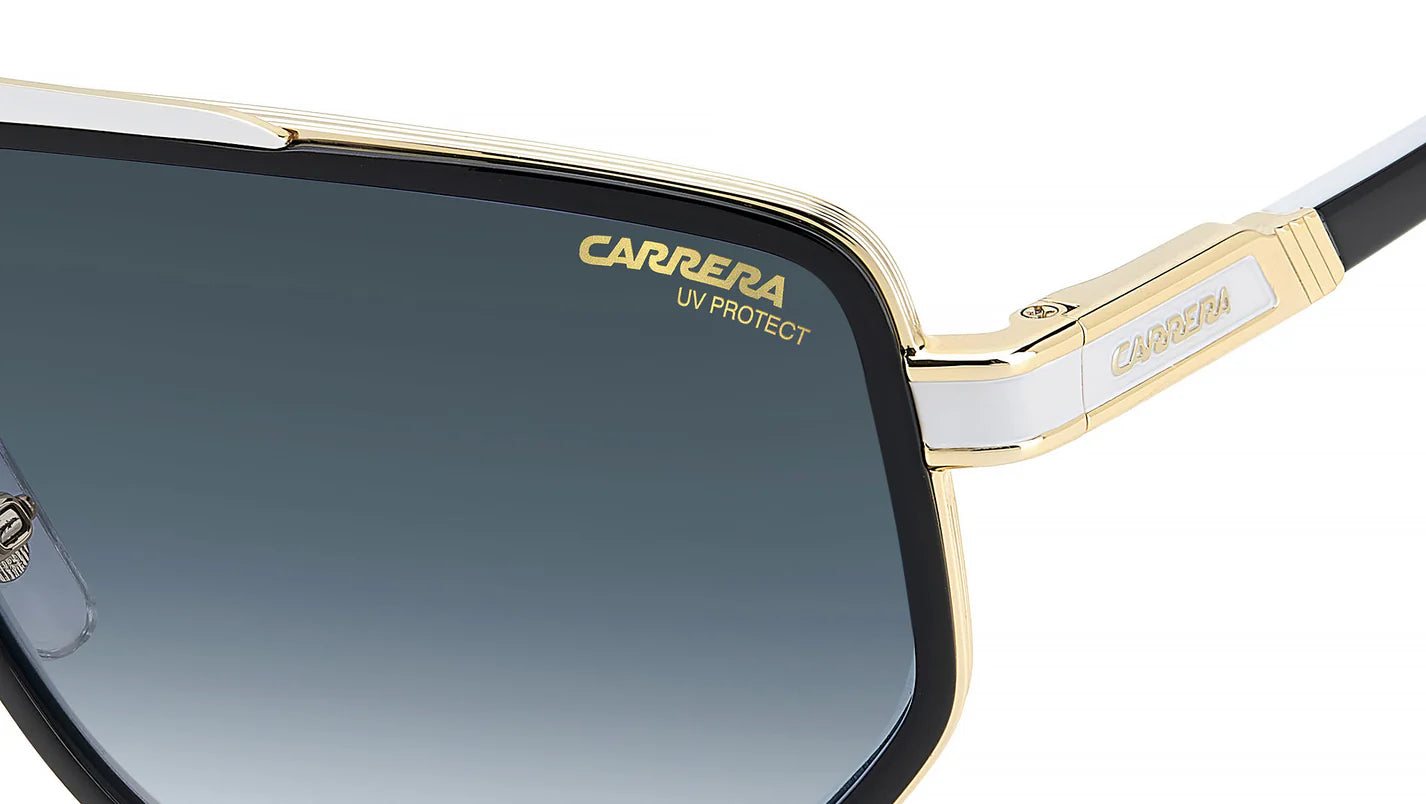 Carrera 1072/S Black White Dark Blue Gradient (80S 08)
