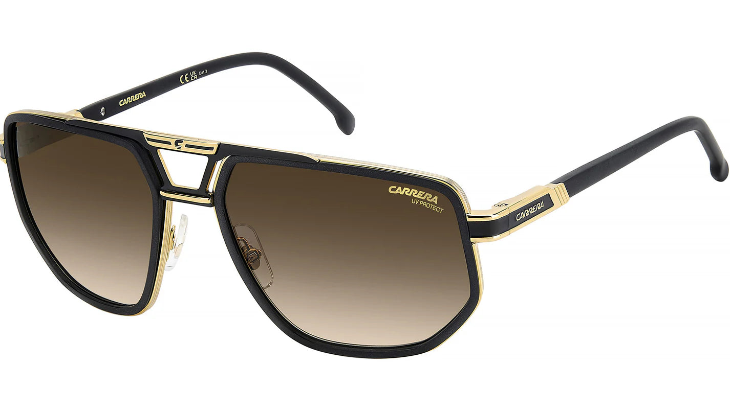 Carrera 1072/S Matte Black Gold Brown Gradient (I46 86)