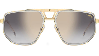 Carrera 1072/S Crystal Grey Grey Gradient Gold Mirror (KB7 FQ)