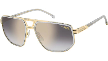 Carrera 1072/S Crystal Grey Grey Gradient Gold Mirror (KB7 FQ)
