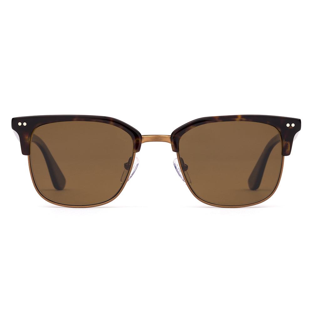 Otis 100 Club Polarised Eco Dark Tort/Brushed Copper Brown 125-2301P (51.5)