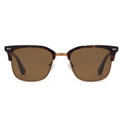 Otis 100 Club Polarised Eco Dark Tort/Brushed Copper Brown 125-2301P (51.5)
