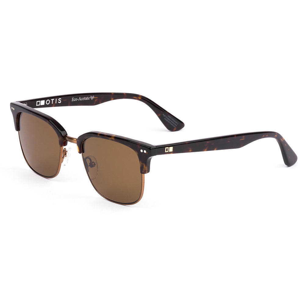 Otis 100 Club Polarised Eco Dark Tort/Brushed Copper Brown 125-2301P (51.5)