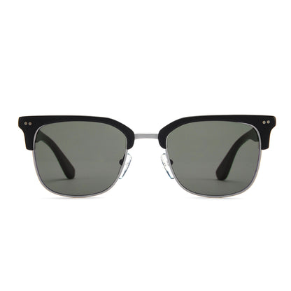 Otis 100 Club Polarised Eco Matte Black/Brushed Gunmetal L.I.T Grey 125-2401LL (51.5)