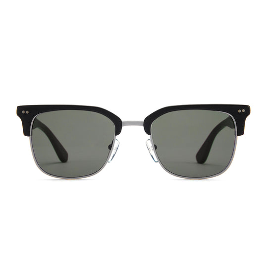 Otis 100 Club Polarised Eco Matte Black/Brushed Gunmetal L.I.T Grey 125-2401LL (51.5)