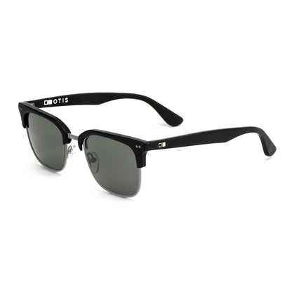 Otis 100 Club Polarised Eco Matte Black/Brushed Gunmetal L.I.T Grey 125-2401LL (51.5)
