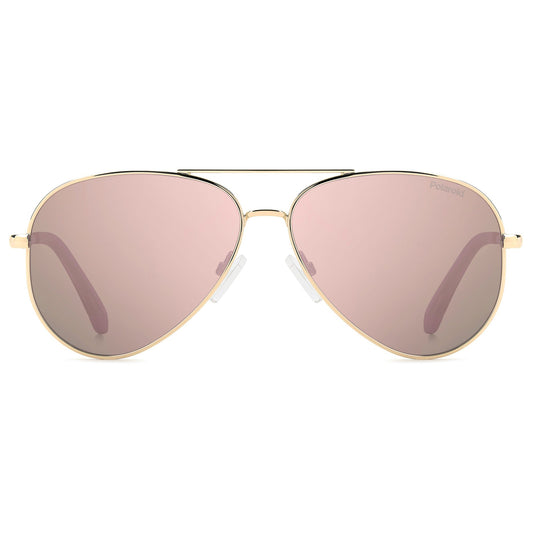Polaroid Kids 8073/S Polarised Gold/Pink Rose Gold Mirror PLD 8073/S EYR JQ (55)