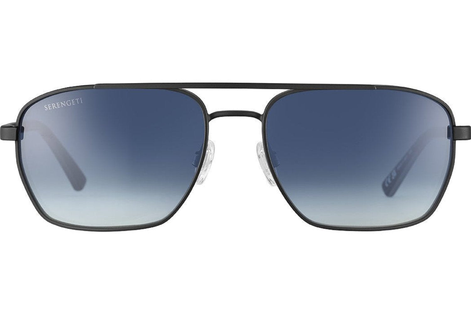 Serengeti Ansel Polarised Matte Black Glass Blue Gradient (600003)