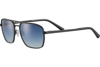 Serengeti Ansel Polarised Matte Black Glass Blue Gradient (600003)