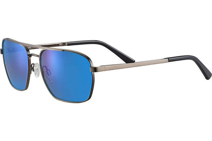 Serengeti Ansel Polarised Shiny Gunmetal Glass 555nm Blue (600004)