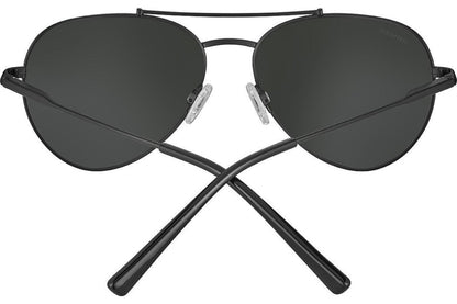 Serengeti Pete Polarised Matte Black Glass Smoke (599003)