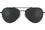 Serengeti Pete Polarised Matte Black Glass Smoke (599003)