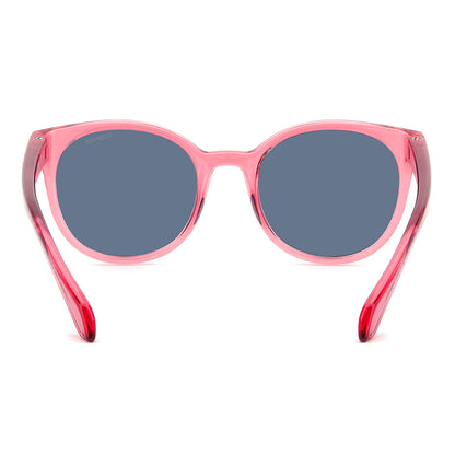 Polaroid Kids 8076/S Polarised Pink Rose Gold Mirror PLD 8076/S 35J JQ (45)