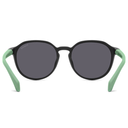 Polaroid Kids 8078/S Polarised Matte Black Green Mirror PLD 8078/S 003 5Z (47)