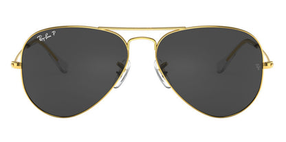 Ray-Ban Aviator 3025 Polarised Gold Black RB3025 919648 (58)