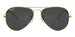 Ray-Ban Aviator 3025 Polarised Gold Black RB3025 919648 (62)