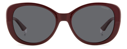 Polaroid 4154/S/X Polarised Burgundy Grey (4154/S/X LHF M9)