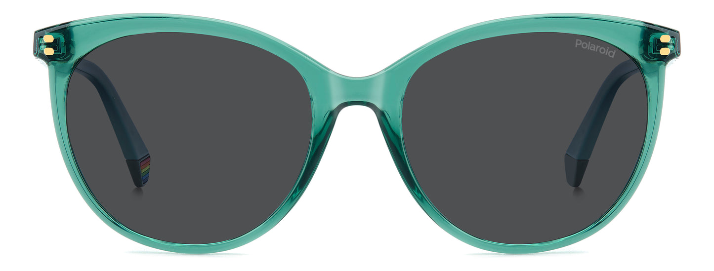 Polaroid 6231/S Polarised Transparent Green Grey (6231/S 1ED M9)