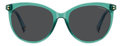 Polaroid 6231/S Polarised Transparent Green Grey (6231/S 1ED M9)
