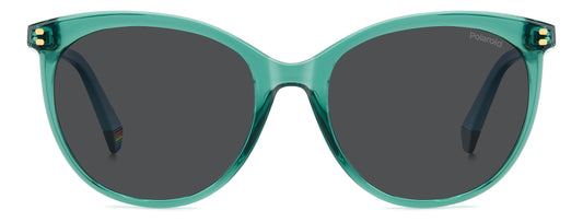 Polaroid 6231/S Polarised Transparent Green Grey (6231/S 1ED M9)