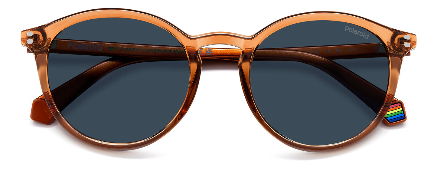 Polaroid 6233/S Polarised Transparent Orange Blue (6233/S L7Q C3)
