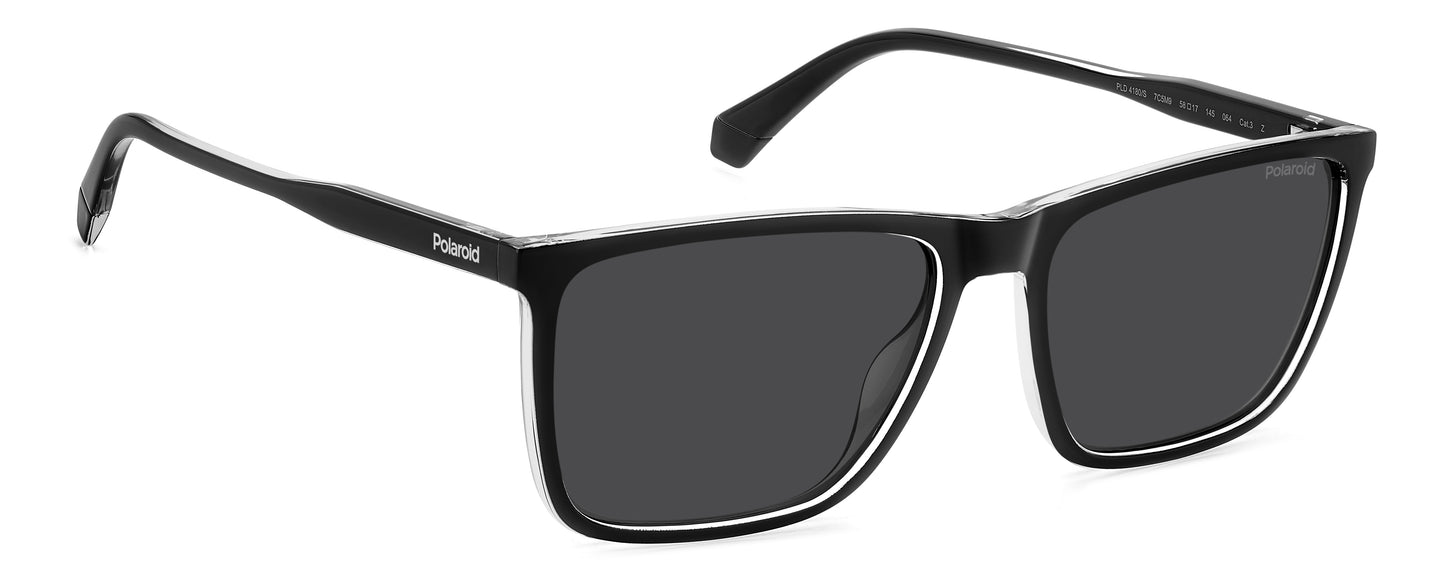 Polaroid 4180/S Polarised Black Grey (4180/S 7C5 M9)
