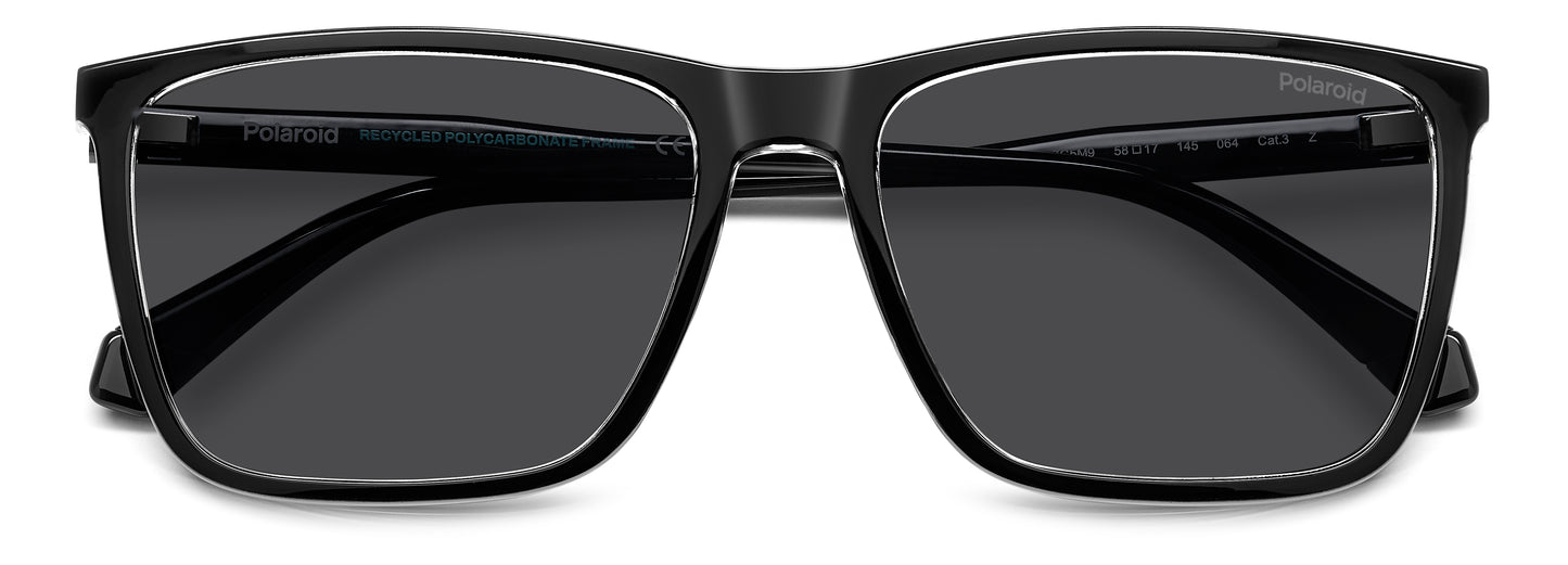 Polaroid 4180/S Polarised Black Grey (4180/S 7C5 M9)
