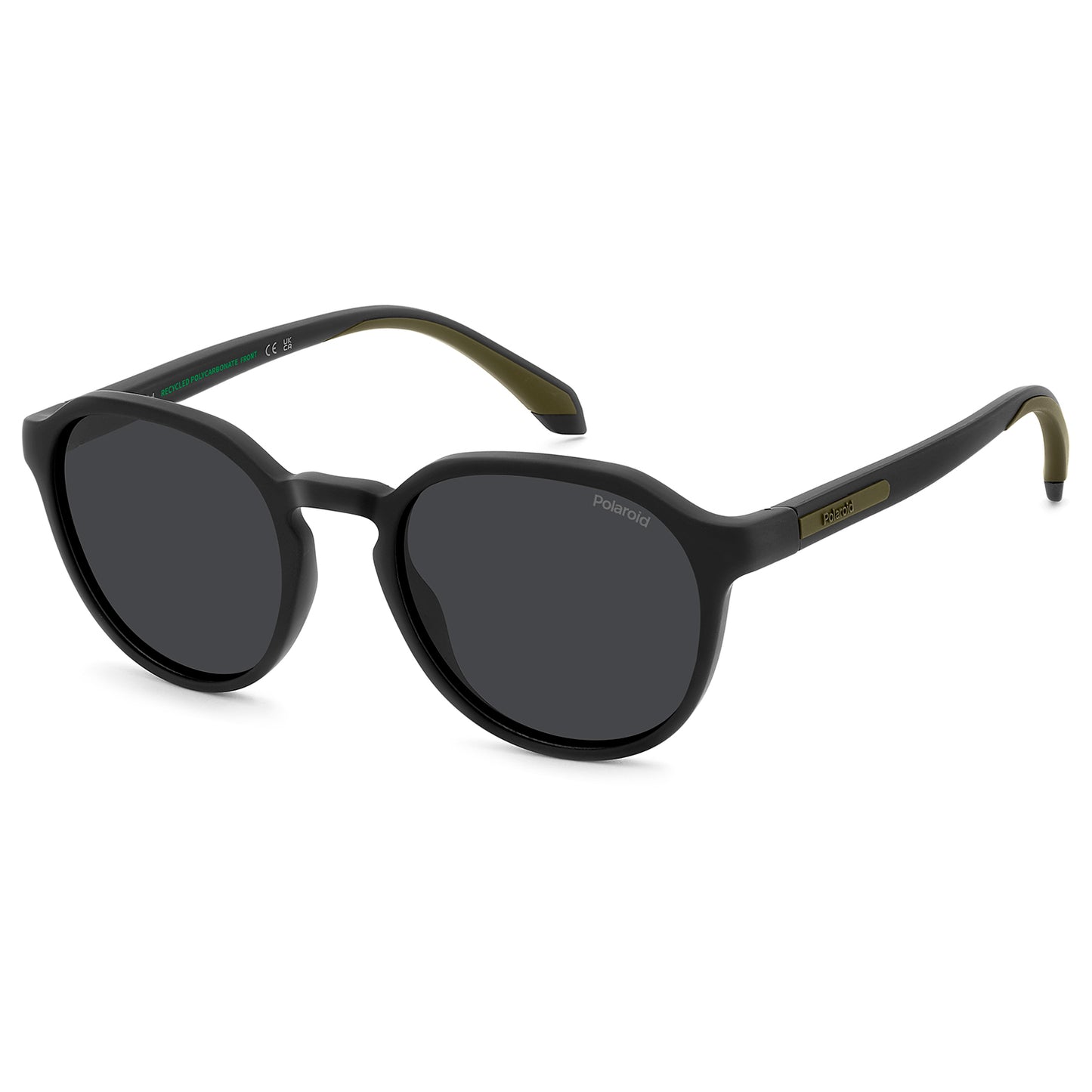 Polaroid 2170/S/X Polarised Matte Black/Khaki Grey PLD 2170/S/X SMG M9 (52)
