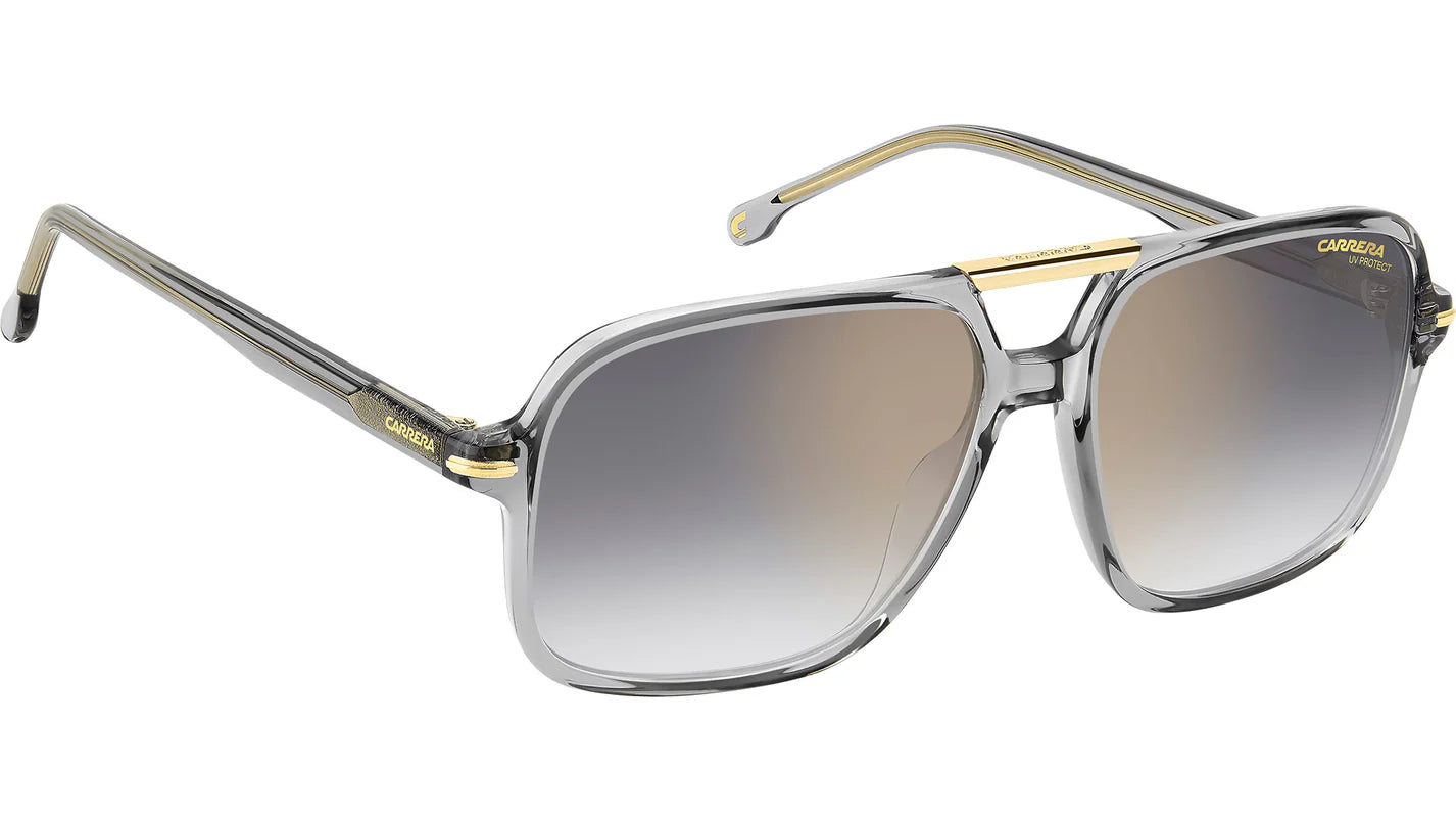 Carrera 350/S Crystal Grey Grey Gold Mirror (KB7 FQ)