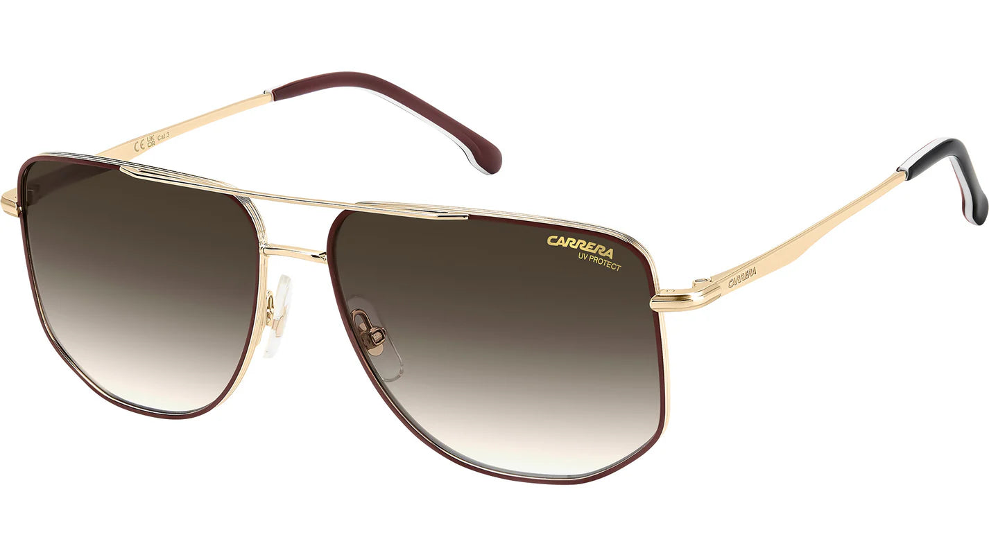 Carrera 355/S Gold Burgundy Green Gradient (NOA 9K)
