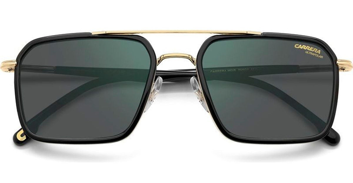 Carrera 362/S Ultrapolar Black/Gold Green Mirror (362/S 2M2 Q3)