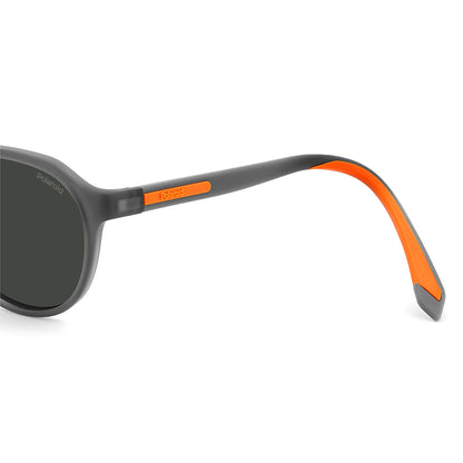Polaroid 2170/S/X Polarised Matte Grey/Orange Grey PLD 2170/S/X 2M8 M9 (52)